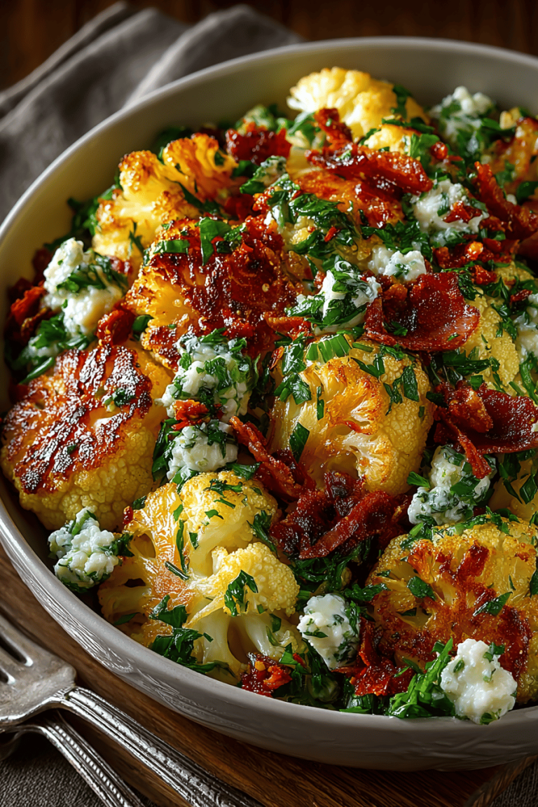 Loaded Cauliflower Salad Recipe A Low Carb Delight