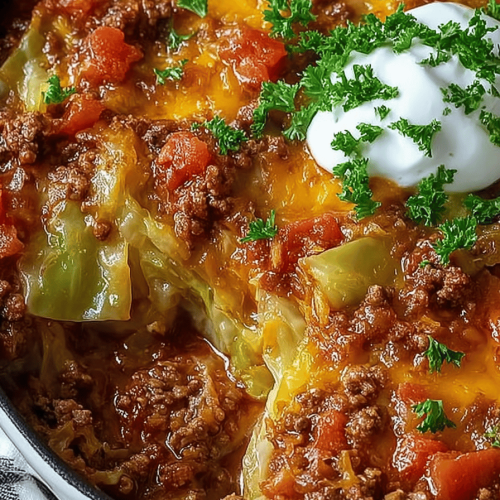 Low Carb Unstuffed Cabbage Casserole Recipe
