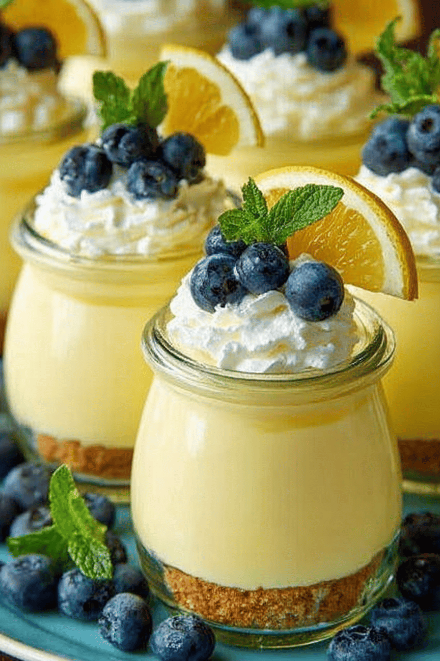 Luscious Lemon Cheesecake Mousse Recipe ingredients organized and measured on kitchen counter
