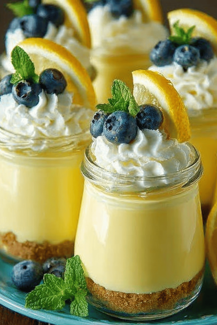 Luscious Lemon Cheesecake Mousse Recipe final dish beautifully presented and ready to serve