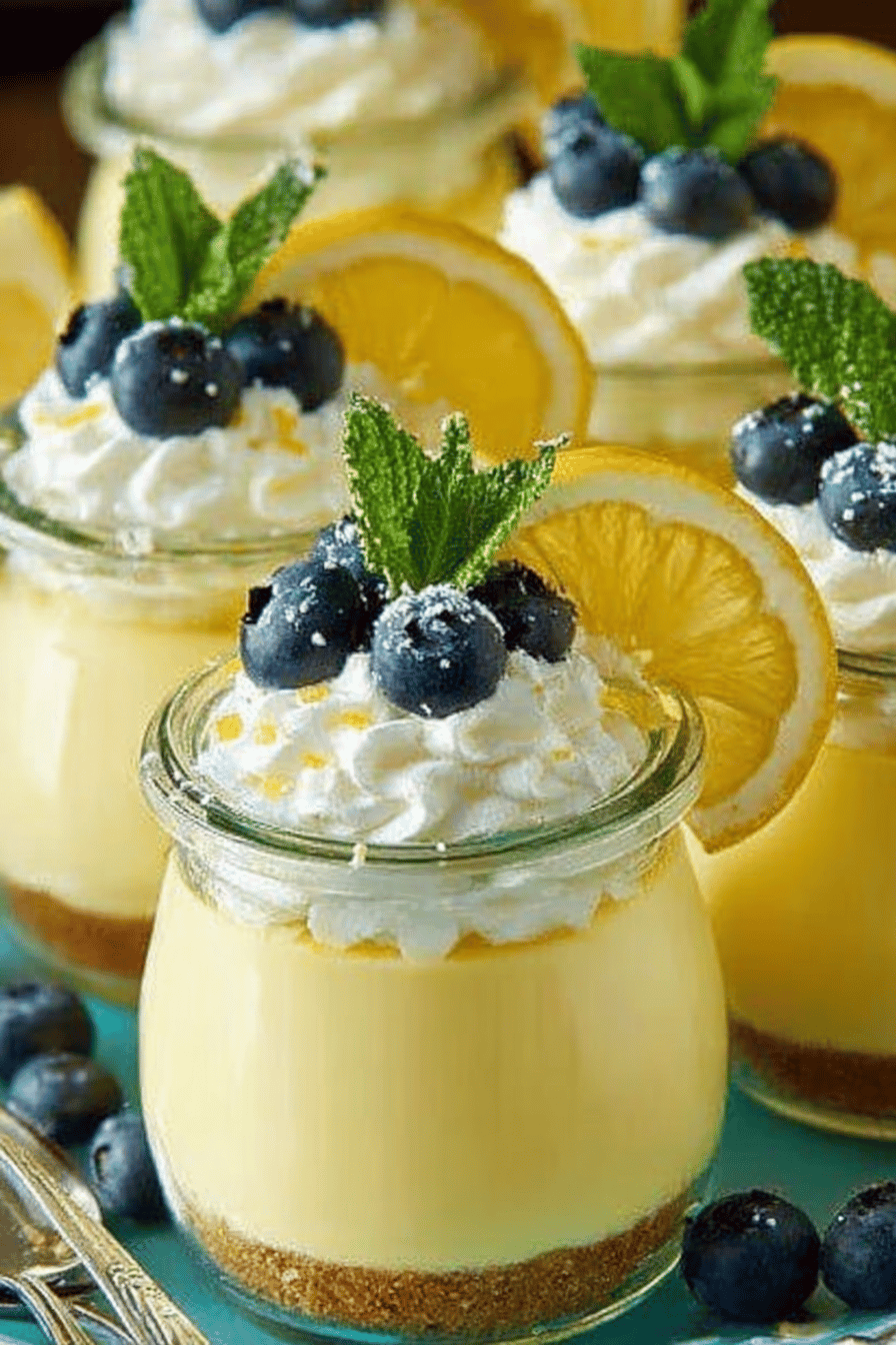 Luscious Lemon Cheesecake Mousse Recipe slice on plate showing perfect texture and swirl pattern