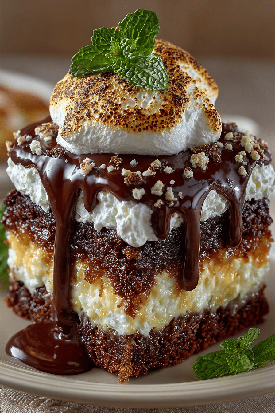 Make Your Own Earthquake Cake A Deliciously Unique Dessert Experience final dish beautifully presented and ready to serve