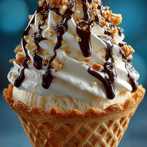 Malted Milk Toffee Crunch Ice Cream Recipe