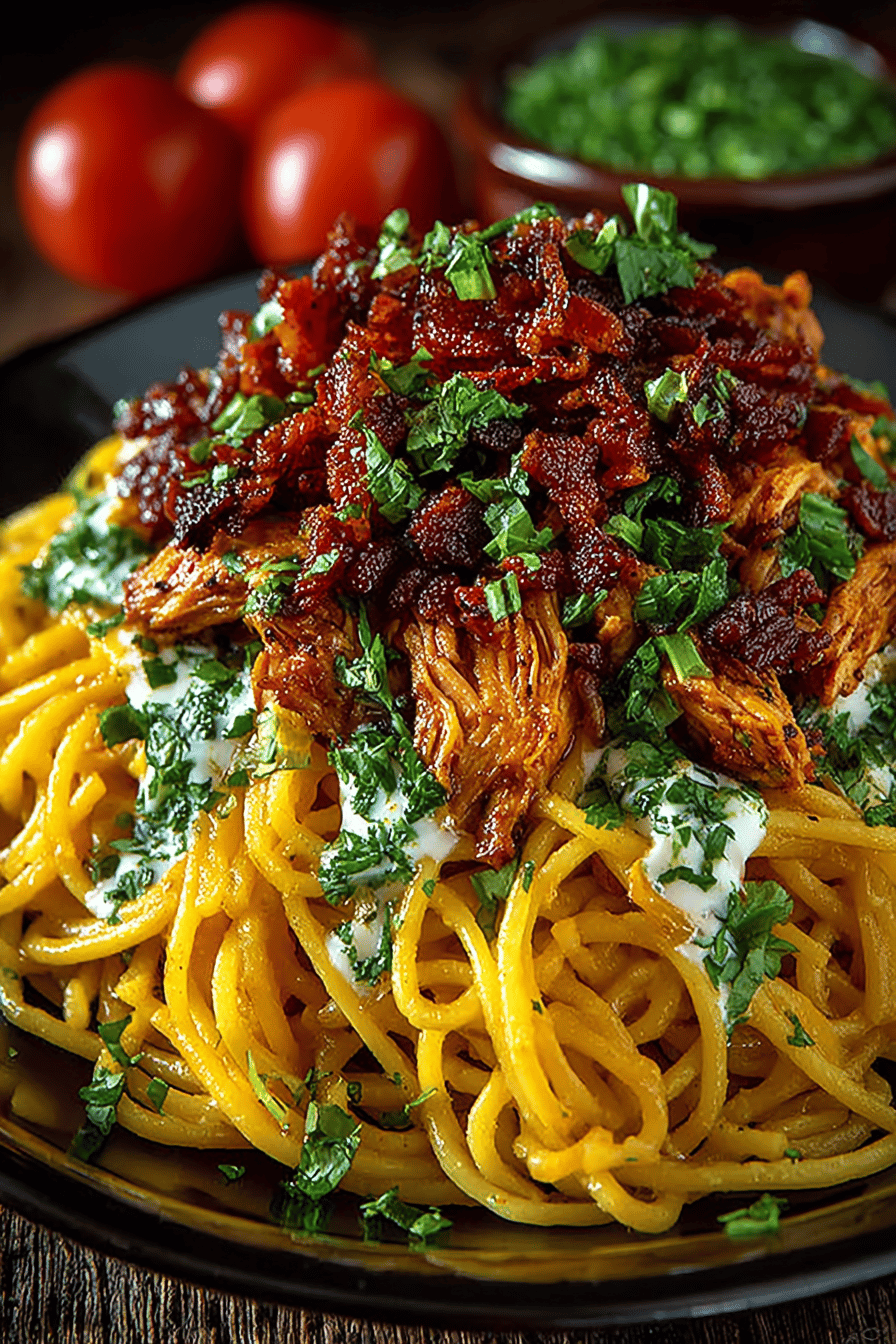 Mexican Chicken Spaghetti Recipe A Flavorful Fusion Dish ingredients organized and measured on kitchen counter