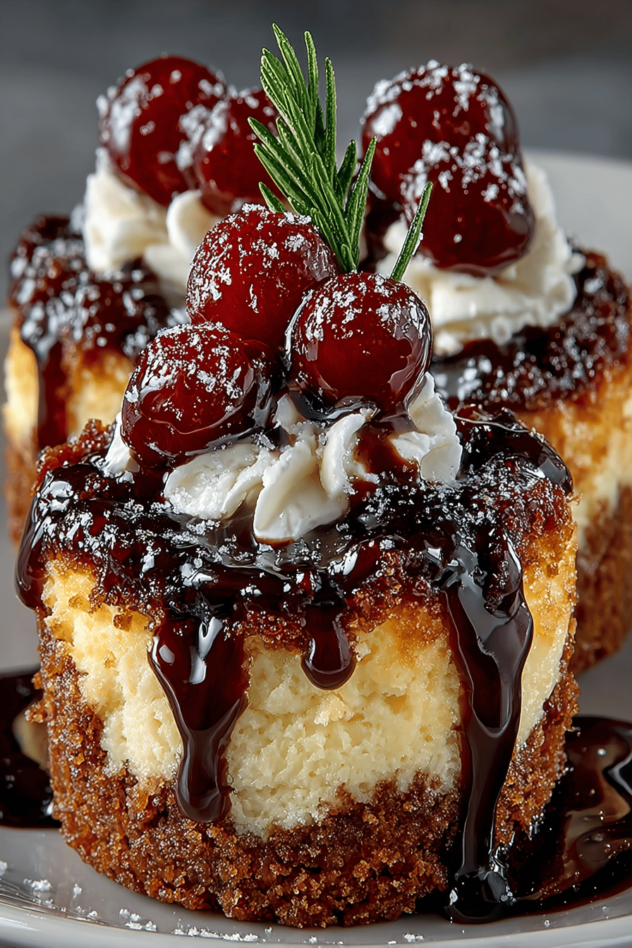 Miniature Baked Cheesecakes Recipe final dish beautifully presented and ready to serve