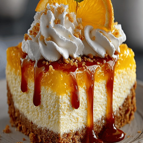 No-Bake Orange Creamsicle Cheesecake Recipe