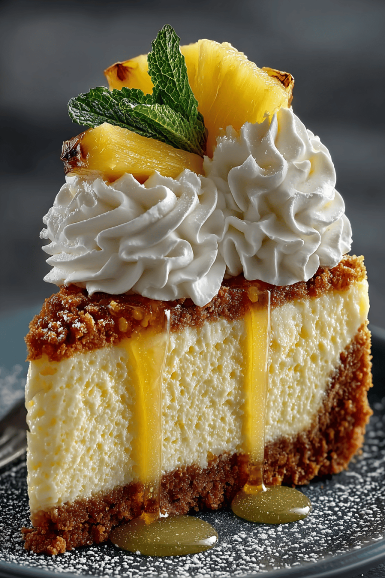 No-Bake Pineapple Cheesecake Recipe
