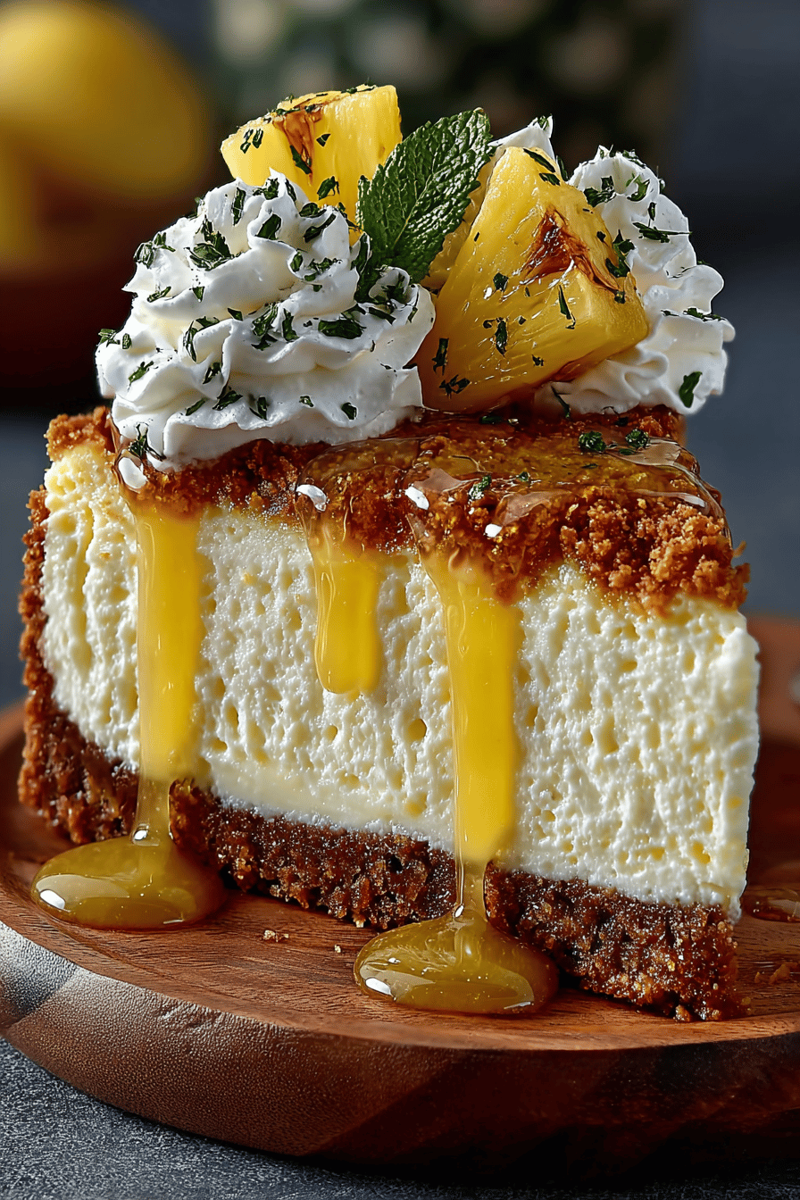 No-Bake Pineapple Cheesecake Recipe ingredients organized and measured on kitchen counter
