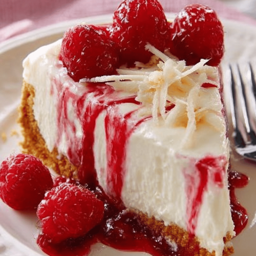 No-Bake White Chocolate Raspberry Cheesecake Recipe