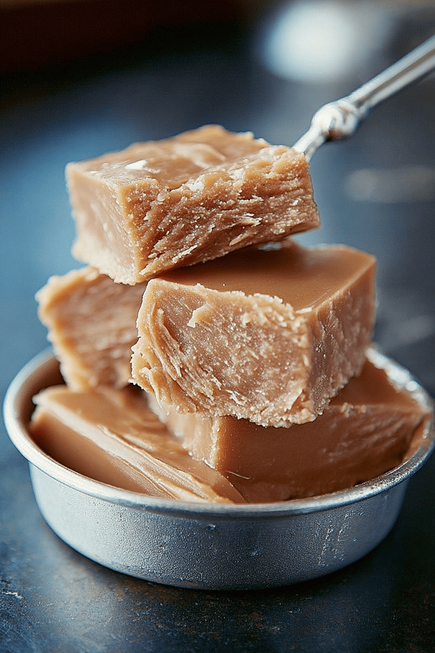 Old-Fashioned Fudge Recipe Classic Preparation final dish beautifully presented and ready to serve