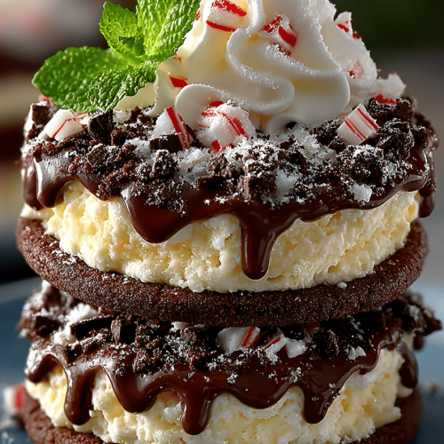 Oreo Peppermint Crunch Cookies Recipe