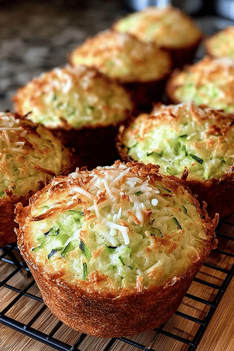 Parmesan Zucchini Potato Muffins Recipe