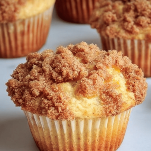 Peach Cobbler Muffins Recipe