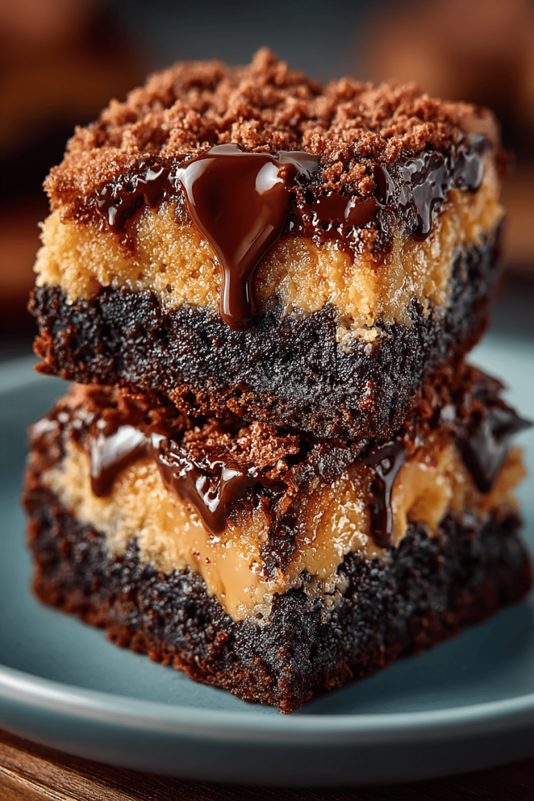 Peanut Butter Cup Filled Brookies Recipe