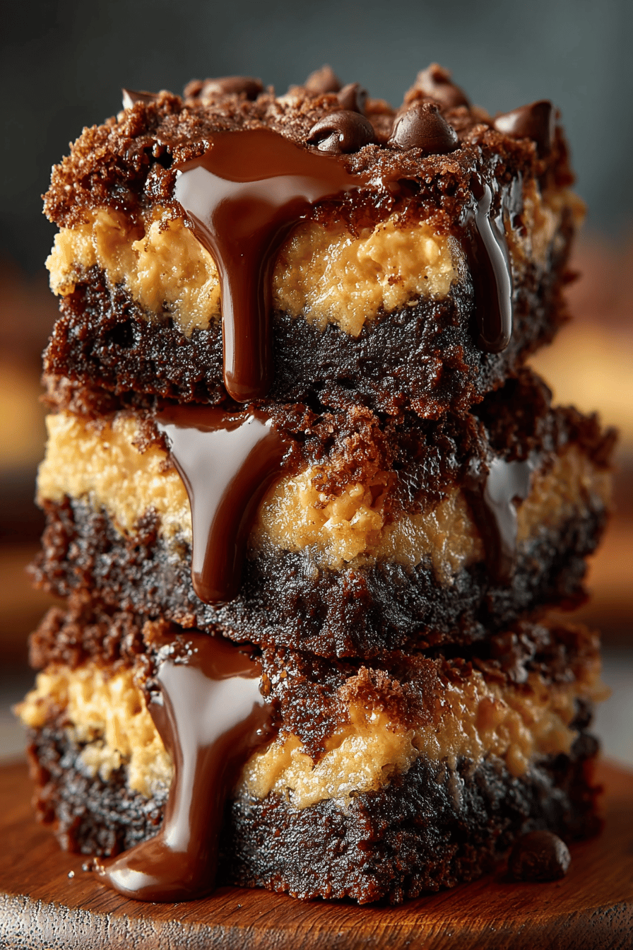 Peanut Butter Cup Filled Brookies Recipe ingredients organized and measured on kitchen counter