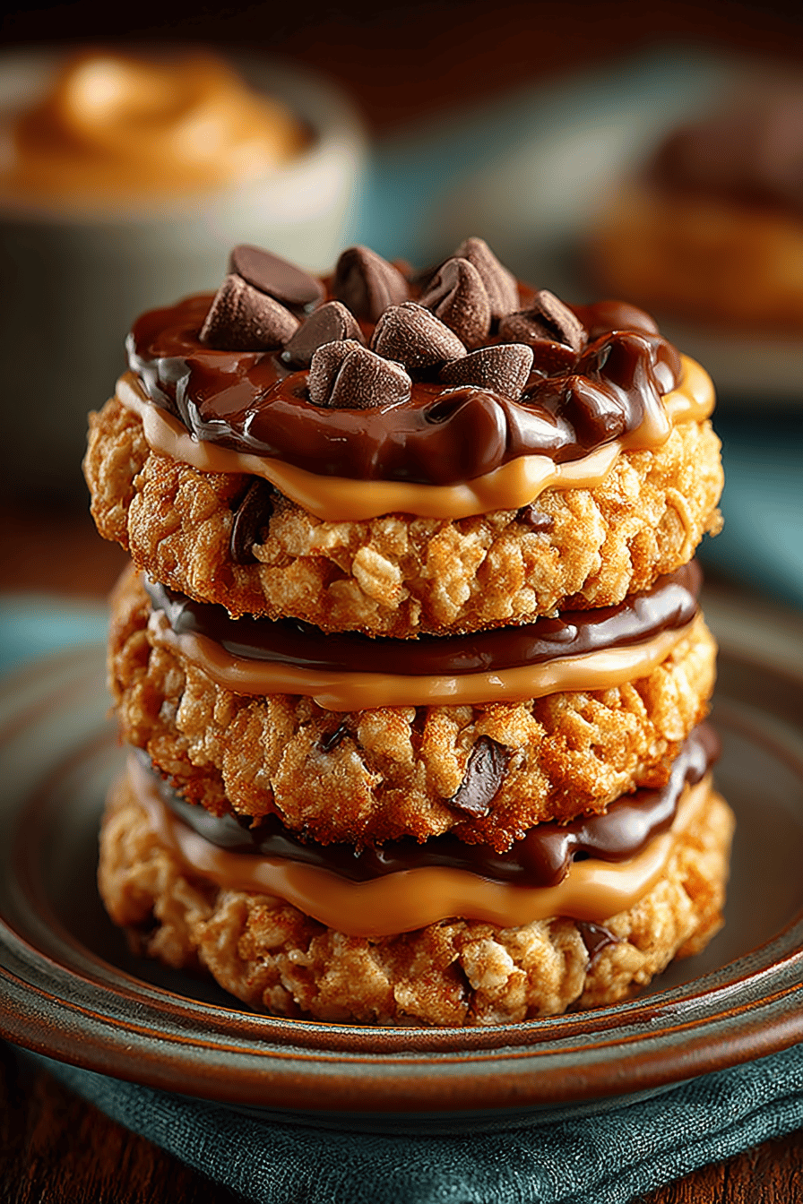 Peanut Butter No-Bake Cookies Recipe final dish beautifully presented and ready to serve