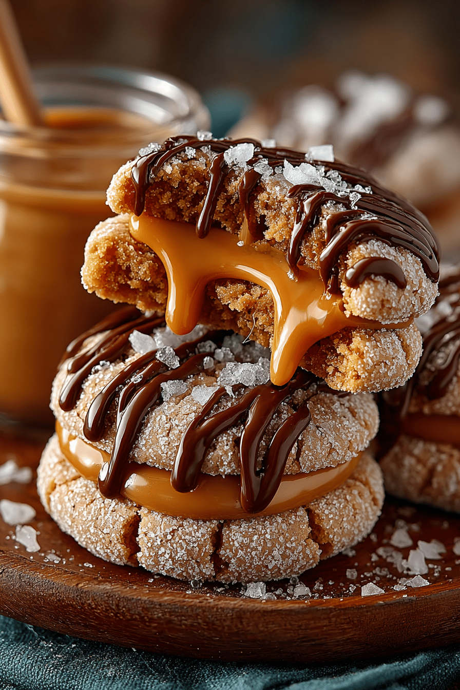 Peanut Butter Stuffed Cookies Recipe ingredients organized and measured on kitchen counter