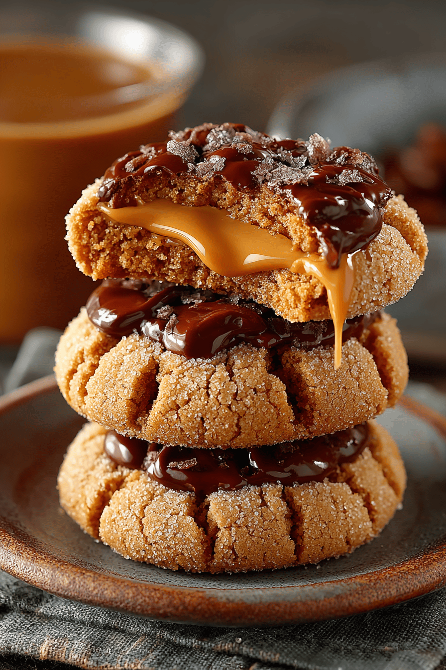 Peanut Butter Stuffed Cookies Recipe final dish beautifully presented and ready to serve