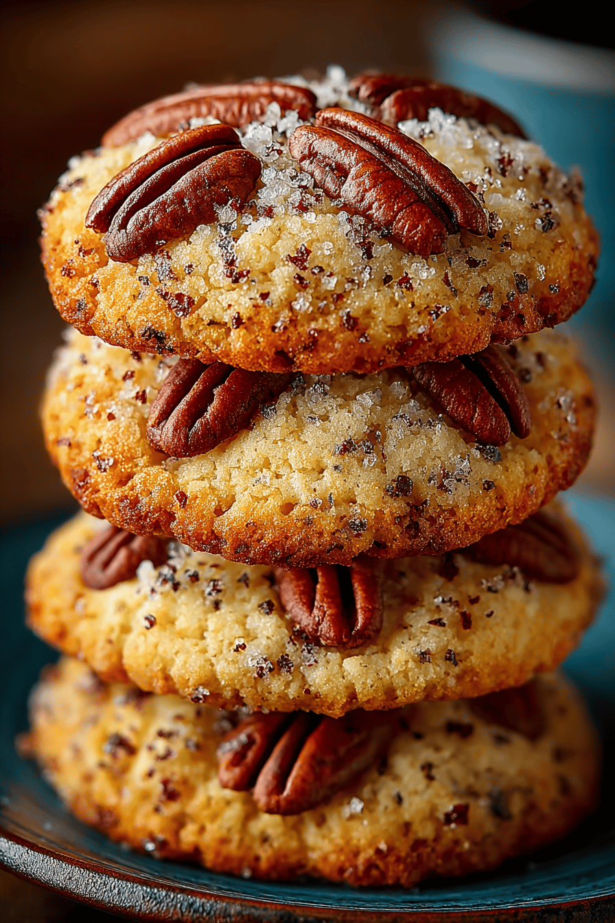 Pecan Pie Cookies Recipe ingredients organized and measured on kitchen counter