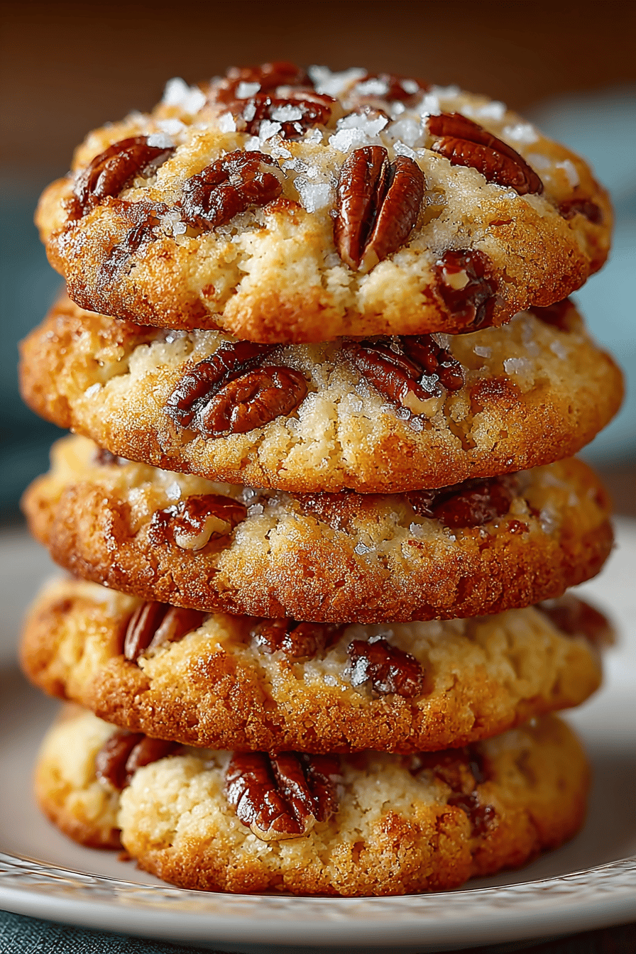 Pecan Pie Cookies Recipe final dish beautifully presented and ready to serve