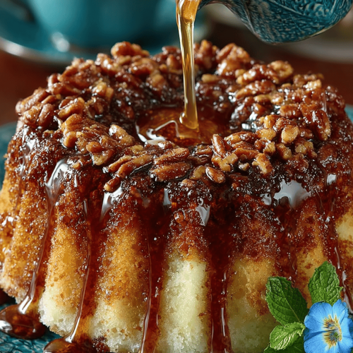 Pecan Upside-Down Bundt Cake Recipe