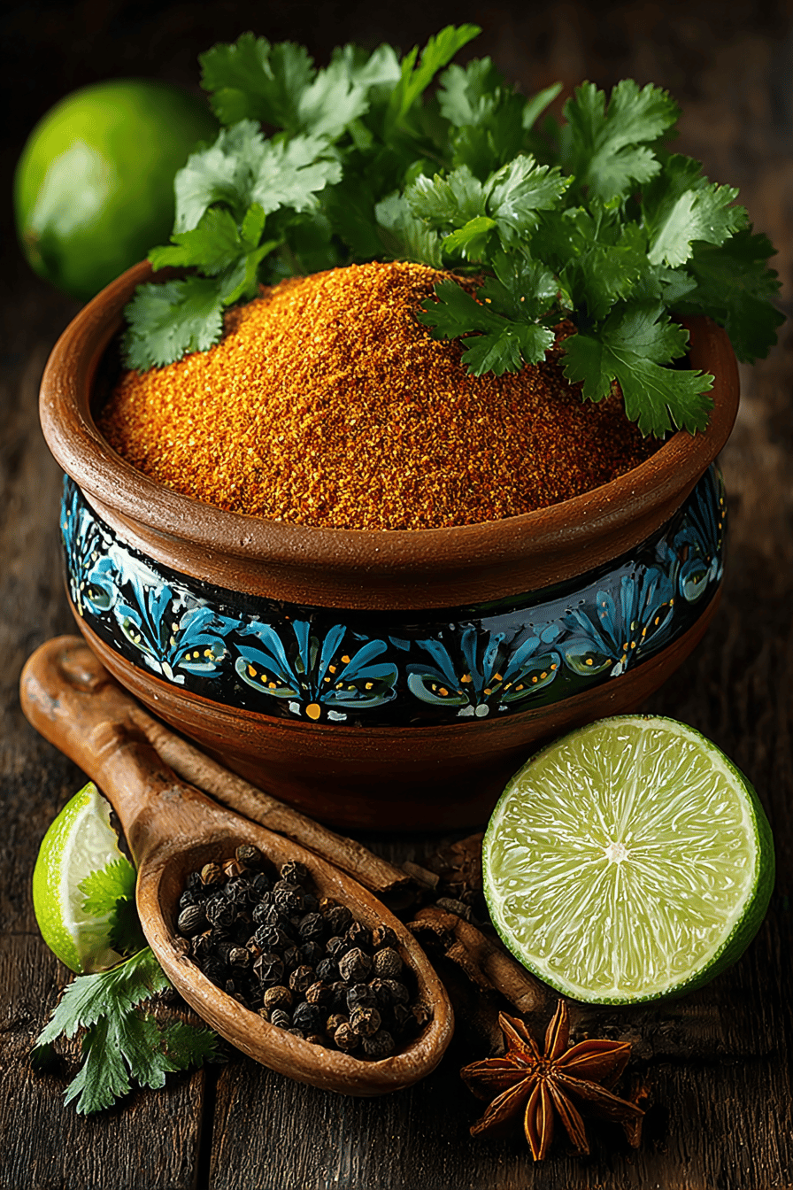Perfect Chicken Taco Seasoning Recipe for Zesty Flavor ingredients organized and measured on kitchen counter