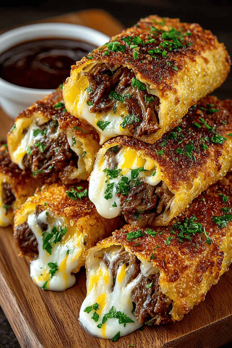 Philly Cheesesteak Egg Rolls Recipe Details