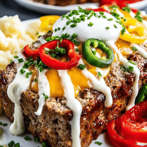Philly Cheesesteak Meatloaf Recipe