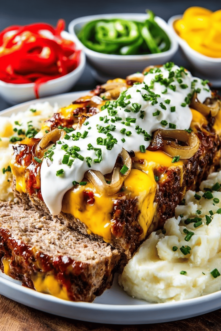 Philly Cheesesteak Meatloaf Recipe
