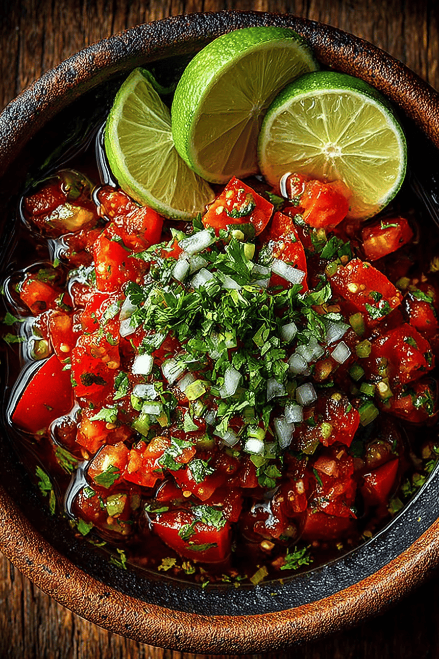 Pico de Gallo Recipe – Fresh Tomato Salsa Guide ingredients organized and measured on kitchen counter