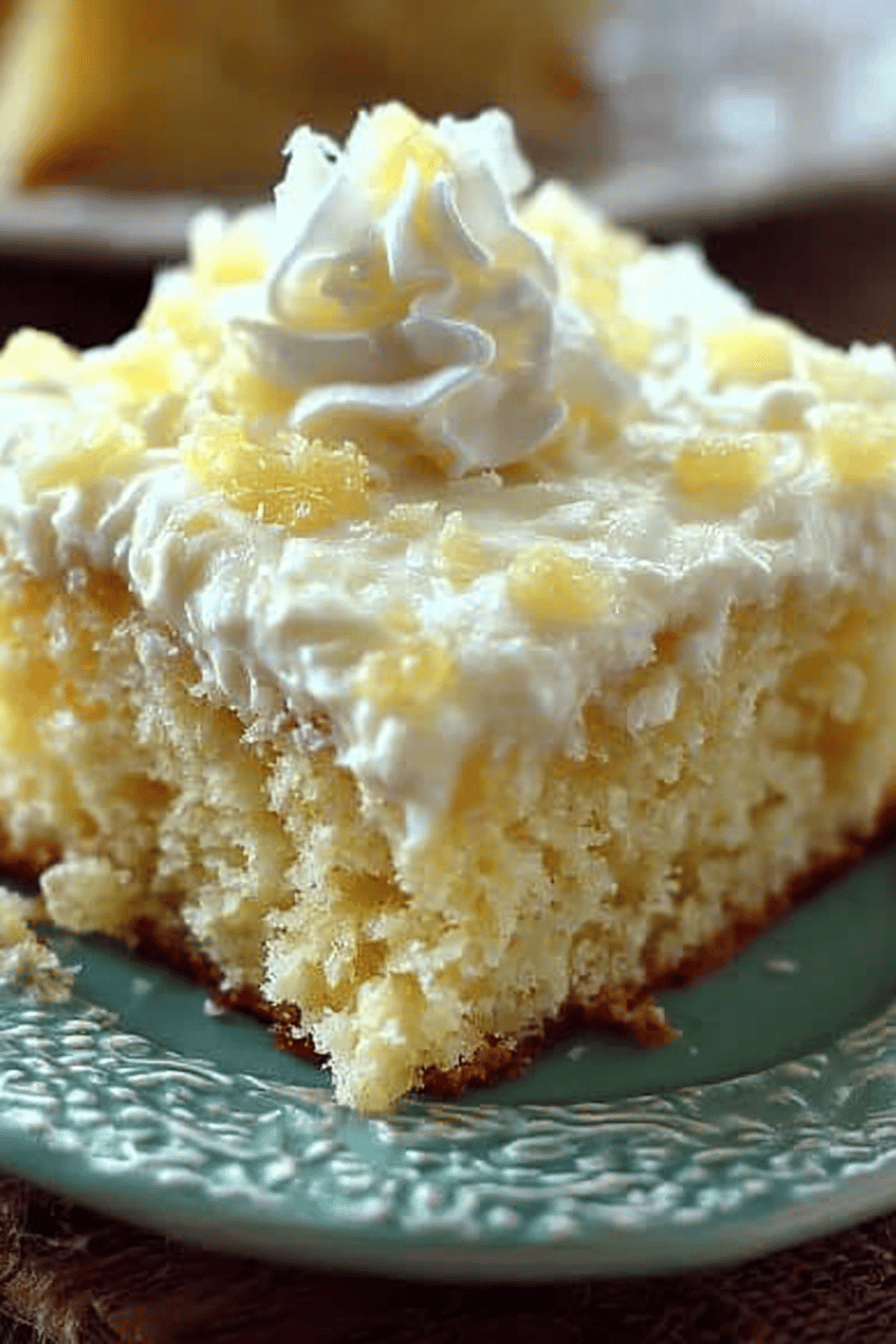 Pineapple Sunshine Cake Recipe ingredients organized and measured on kitchen counter