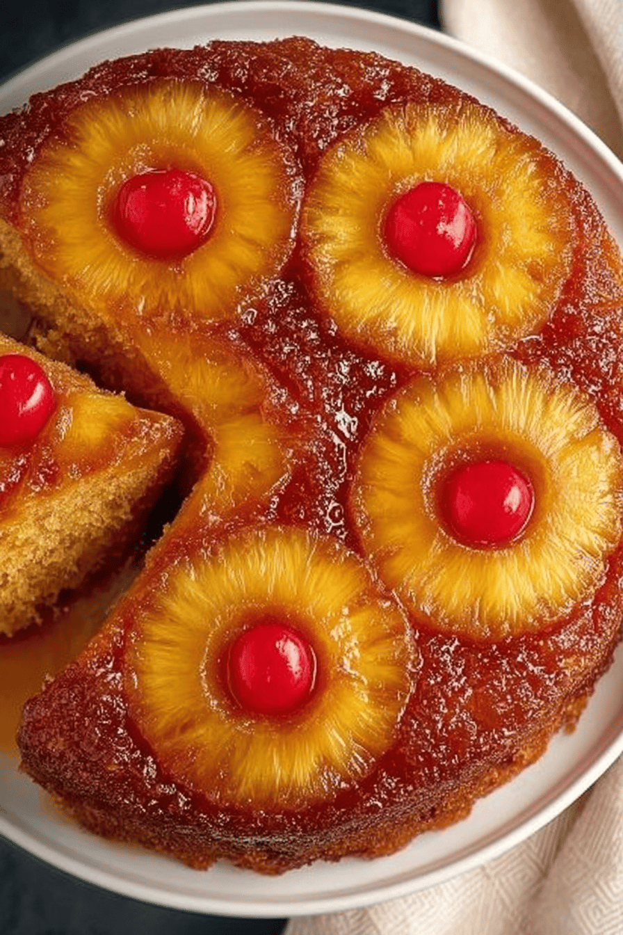Pineapple Upside-Down Cake Recipe