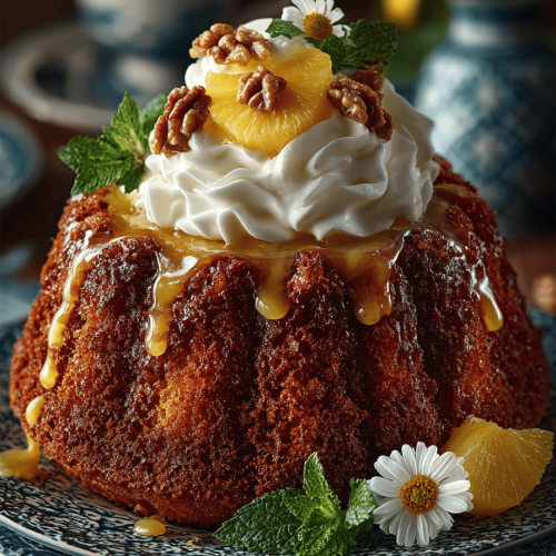 Pineapple Walnut Cake Recipe