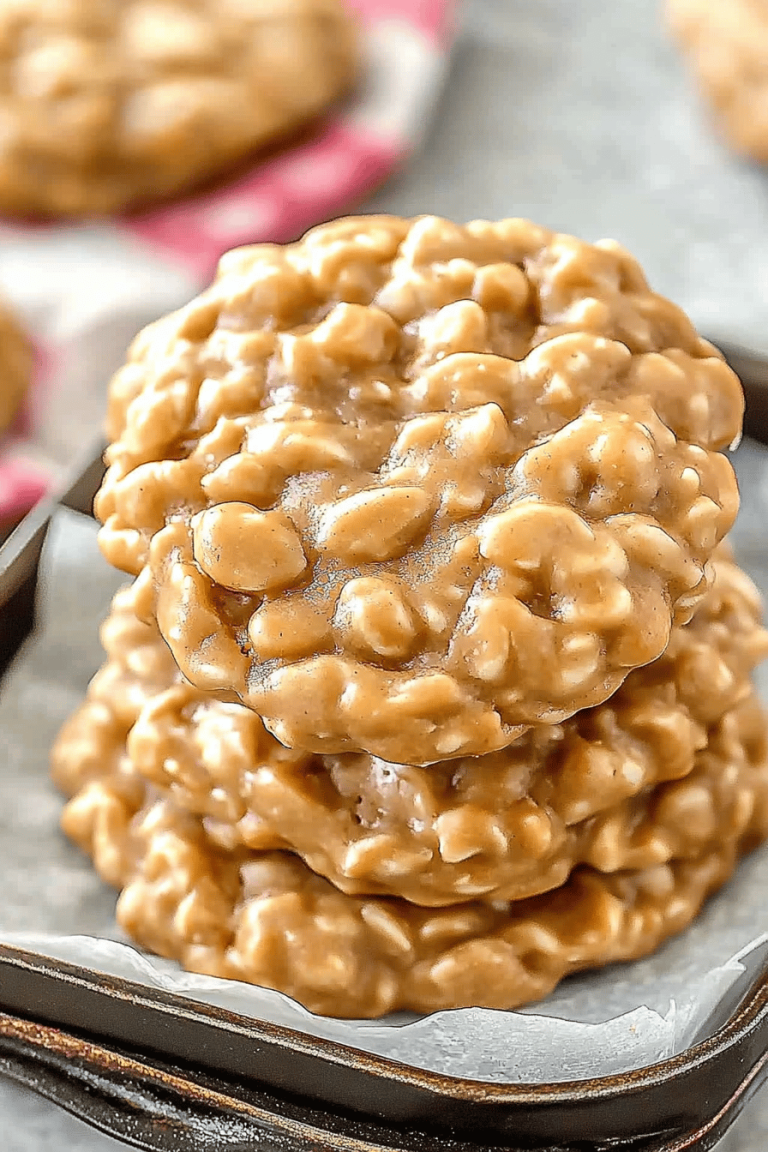 Quick and Delicious Peanut Butter No Bake Cookies Recipe