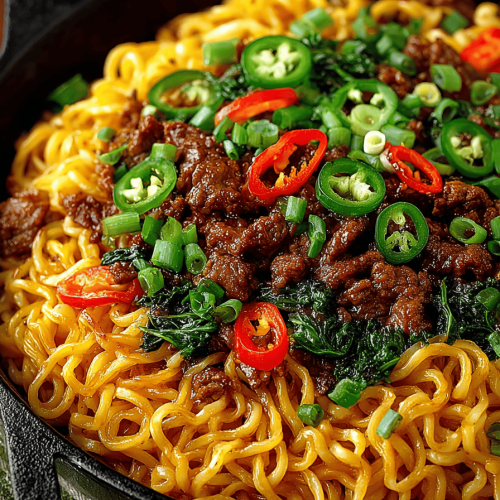 Quick and Easy 15-Minute Beefy Noodle Skillet Recipe