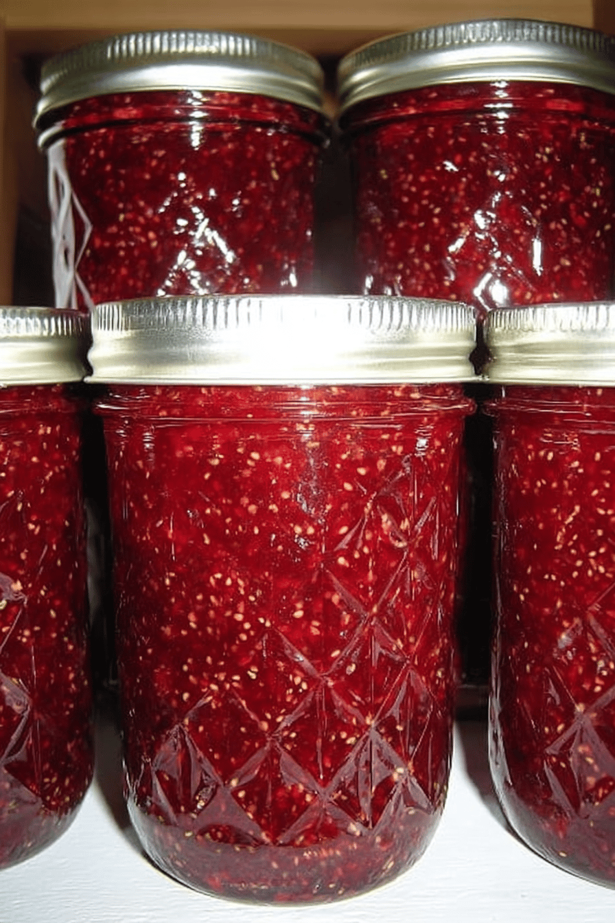 Quick and Easy Homemade Strawberry Jam Recipe ingredients organized and measured on kitchen counter