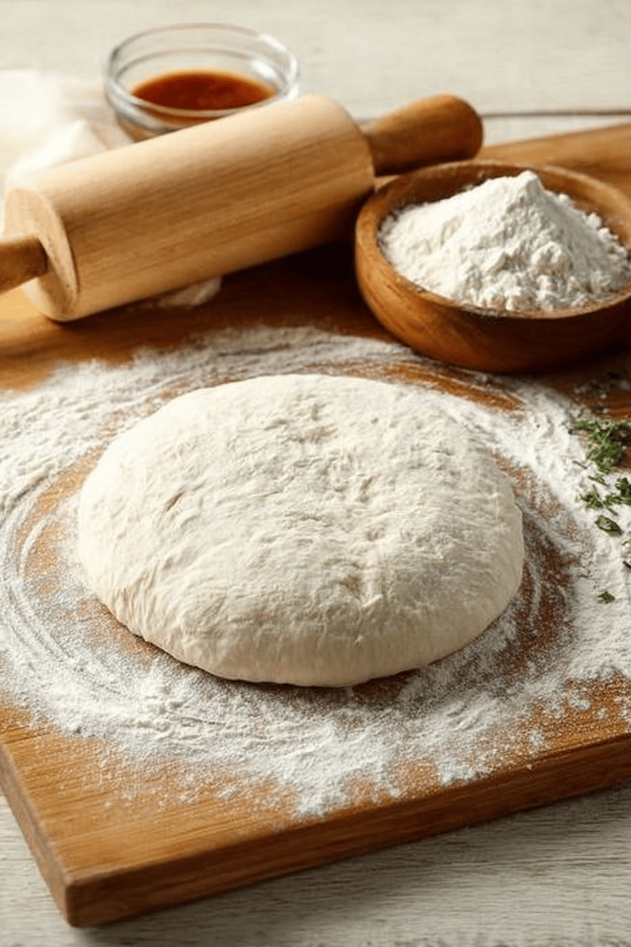 Quick and Simple Homemade Pizza Dough Recipe slice on plate showing perfect texture and swirl pattern