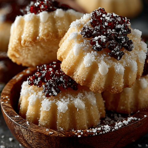Recipe for Bite-Sized Shortbread Cookies