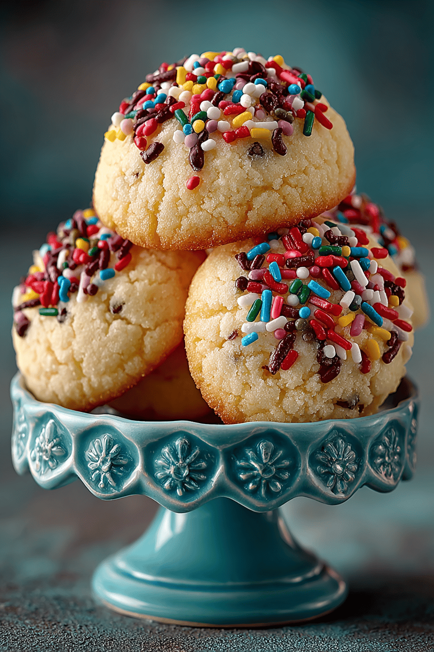 Recipe for Bite-Sized Shortbread Cookies ingredients organized and measured on kitchen counter