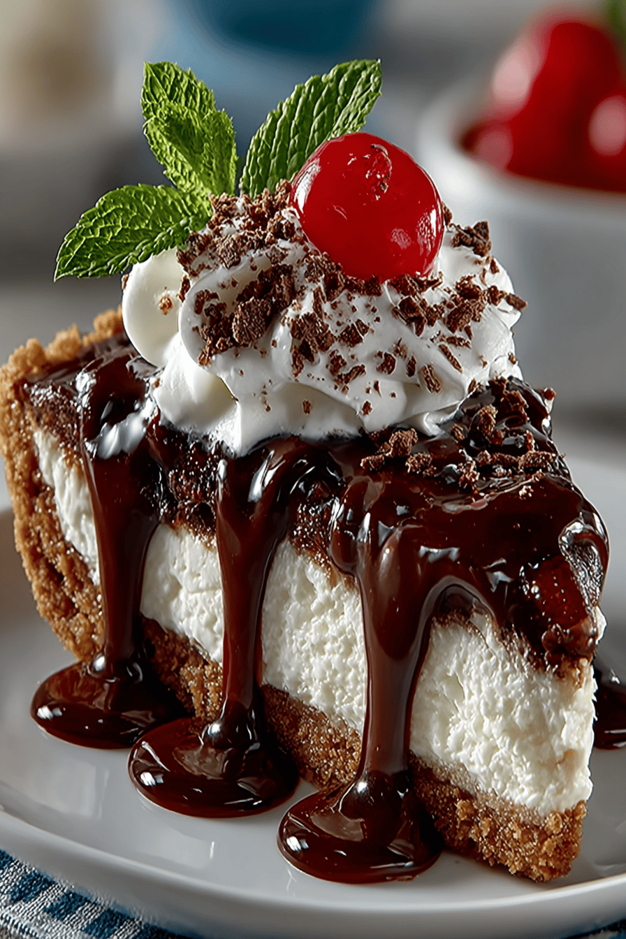 Red Robin Mud Pie Copycat Recipe final dish beautifully presented and ready to serve