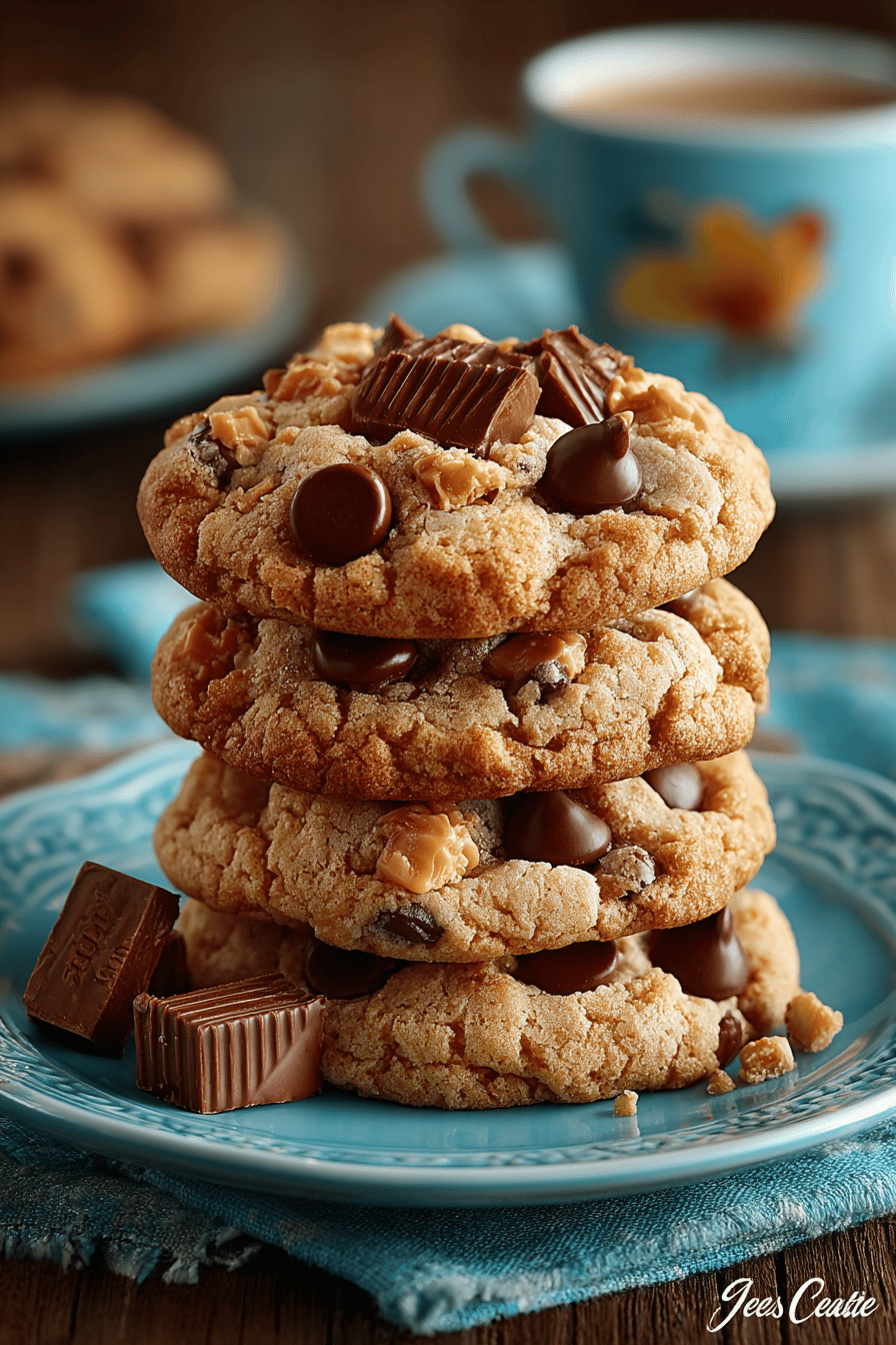 Reese's Peanut Butter Pudding Cookies Recipe final dish beautifully presented and ready to serve