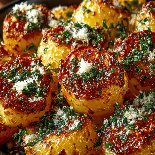 Roasted Potatoes with Browned Butter and Parmesan Recipe