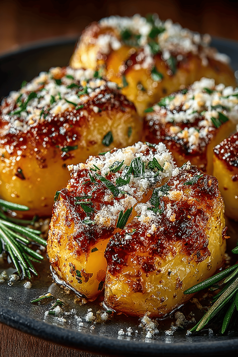 Roasted Potatoes with Browned Butter and Parmesan Recipe