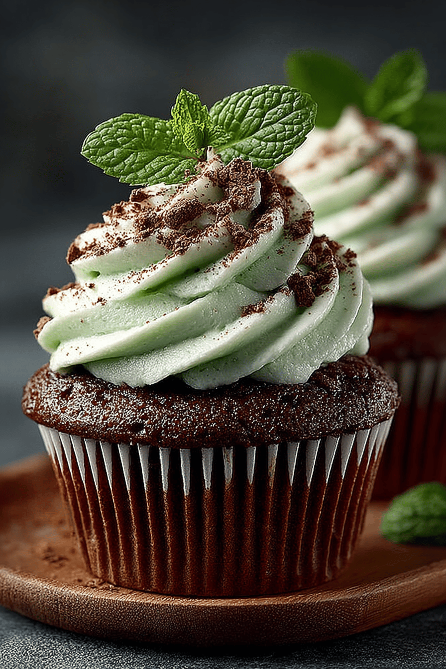 Shamrock Shake Cupcakes Recipe ingredients organized and measured on kitchen counter