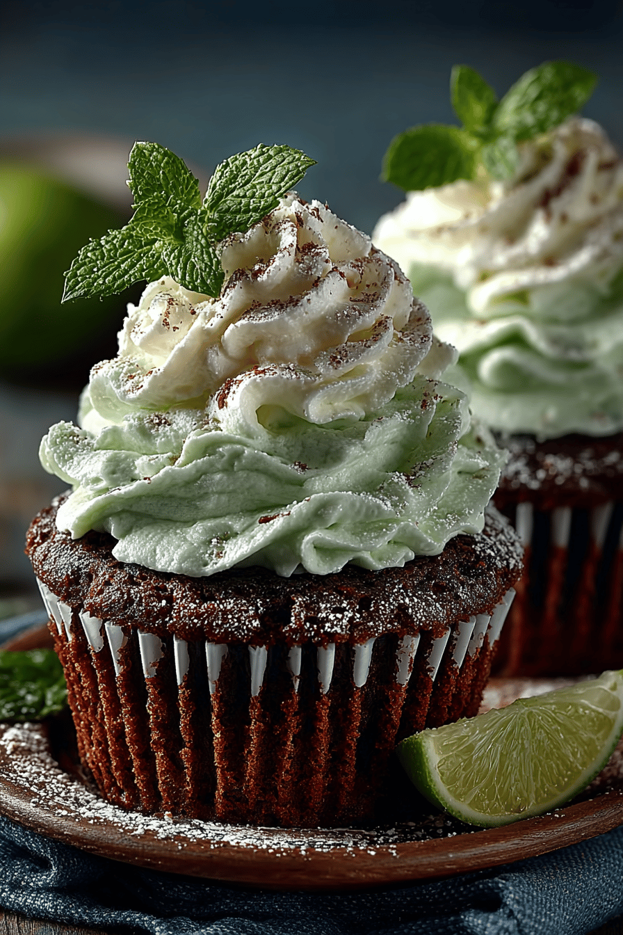 Shamrock Shake Cupcakes Recipe final dish beautifully presented and ready to serve