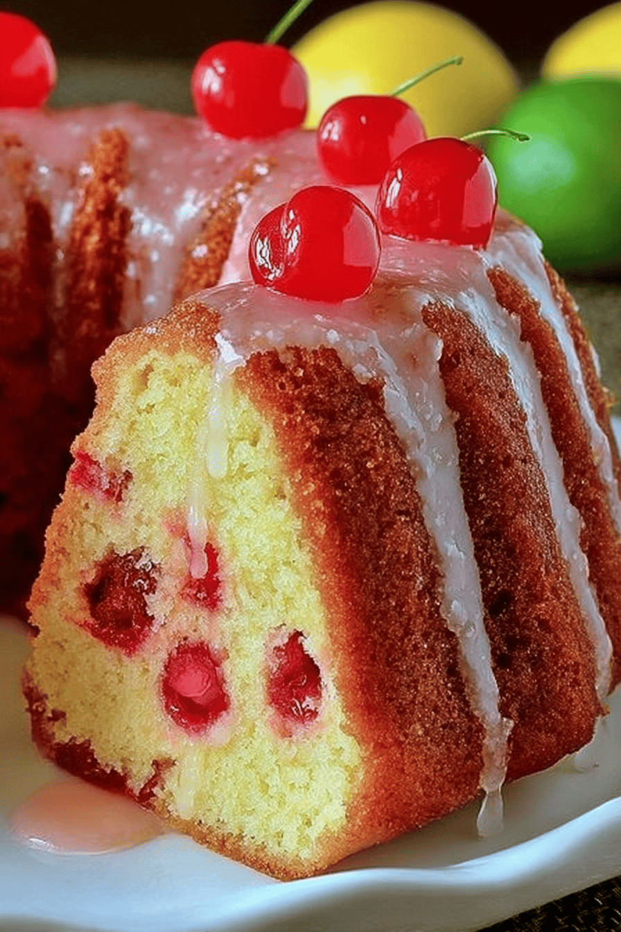 Shirley Temple Cake Recipe ingredients organized and measured on kitchen counter