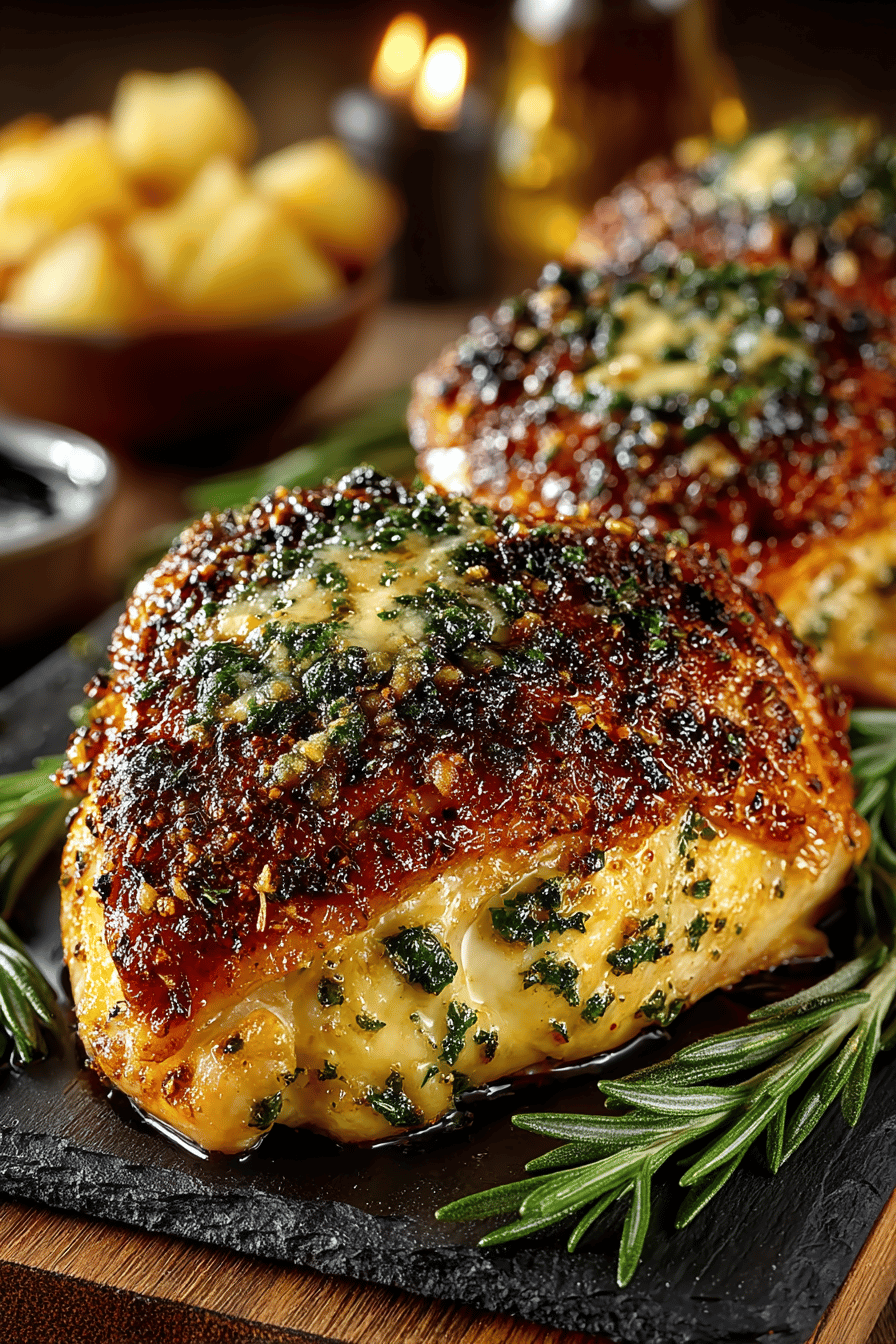Simple Oven-Baked Chicken Recipe That's Irresistibly Delicious final dish beautifully presented and ready to serve