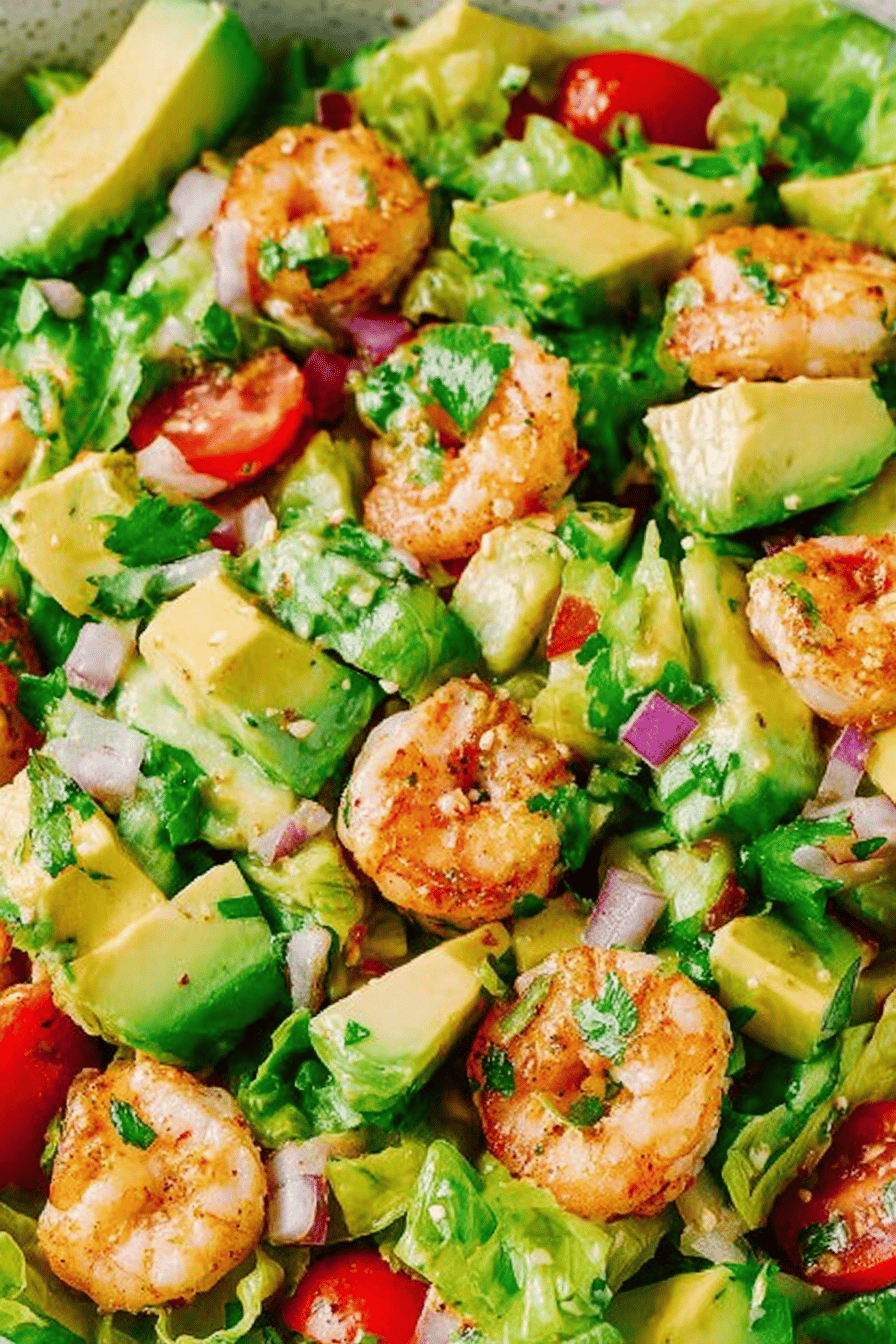 Simple Shrimp and Avocado Salad Recipe