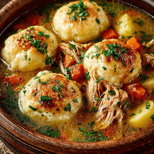 Slow Cooker Chicken and Dumplings Recipe from RecipesFiber