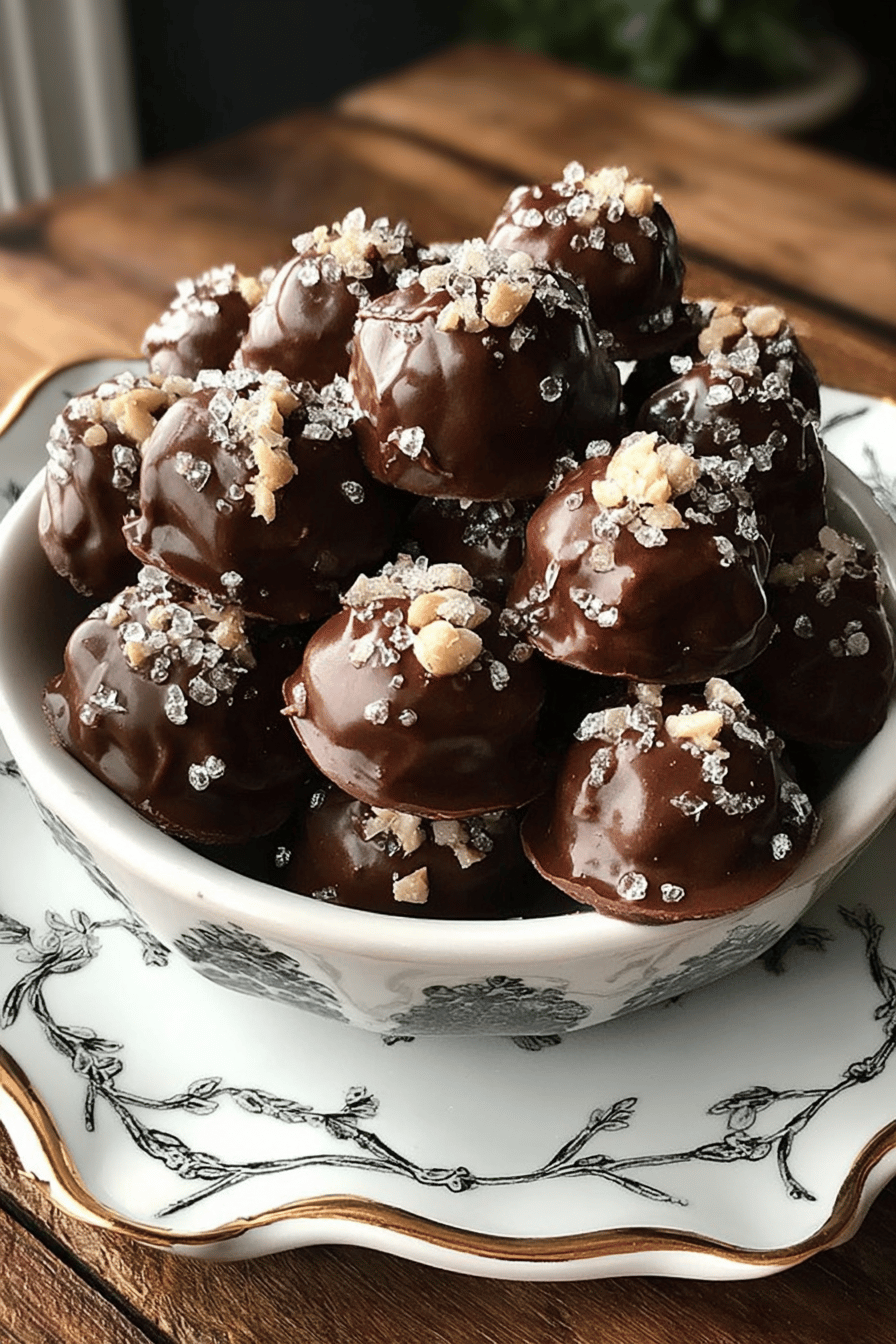 Slow Cooker Chocolate Turtles Recipe final dish beautifully presented and ready to serve
